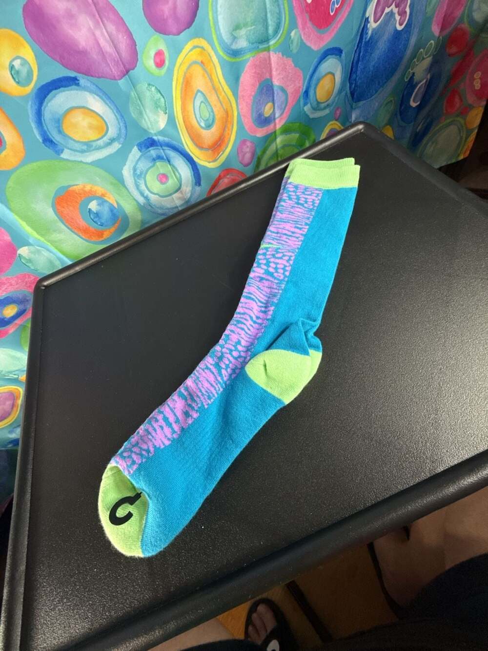 Nike Elite Digital Ink Multi-Color Animal Print Crew Socks